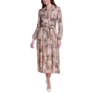 Peserico Womens  Tie Waist Shirtdress
